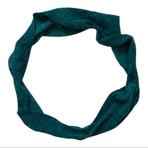 Teal Circle Scarf